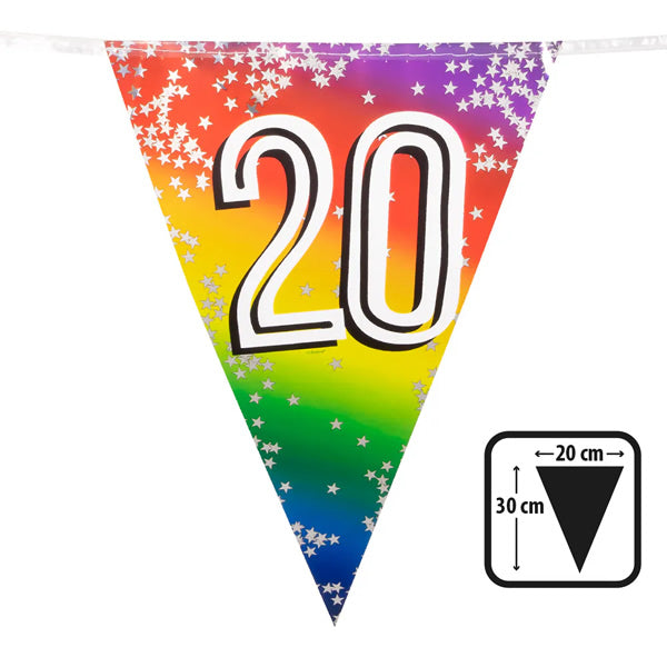 Számos zászlófüzér 20-as