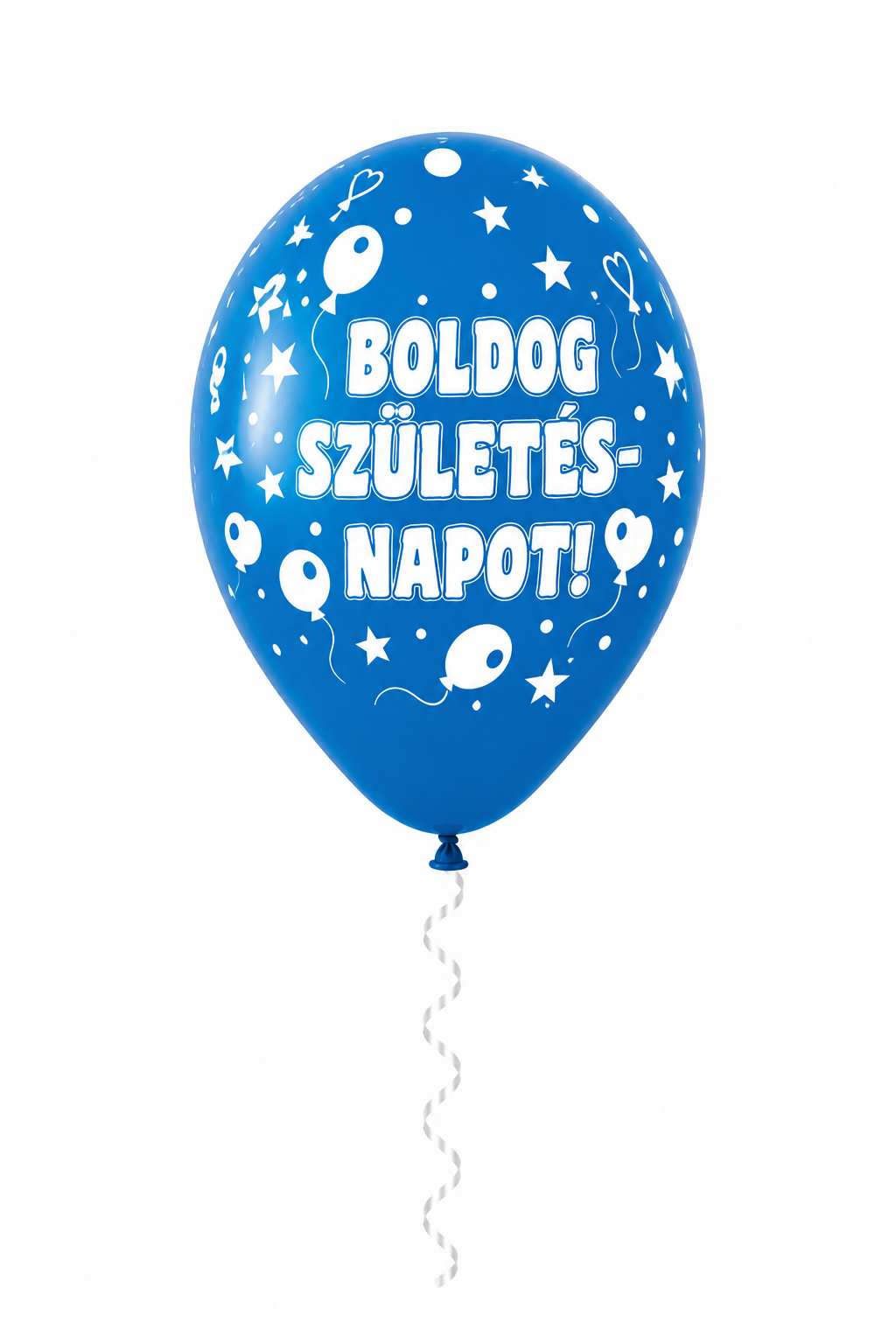30 cm-es gumi lufi feliratos BOLDOG SZÜLETÉSNAPOT nagy