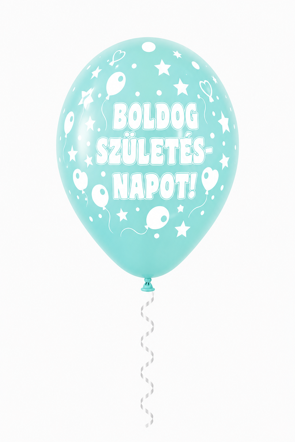 30 cm-es gumi lufi feliratos BOLDOG SZÜLETÉSNAPOT nagy