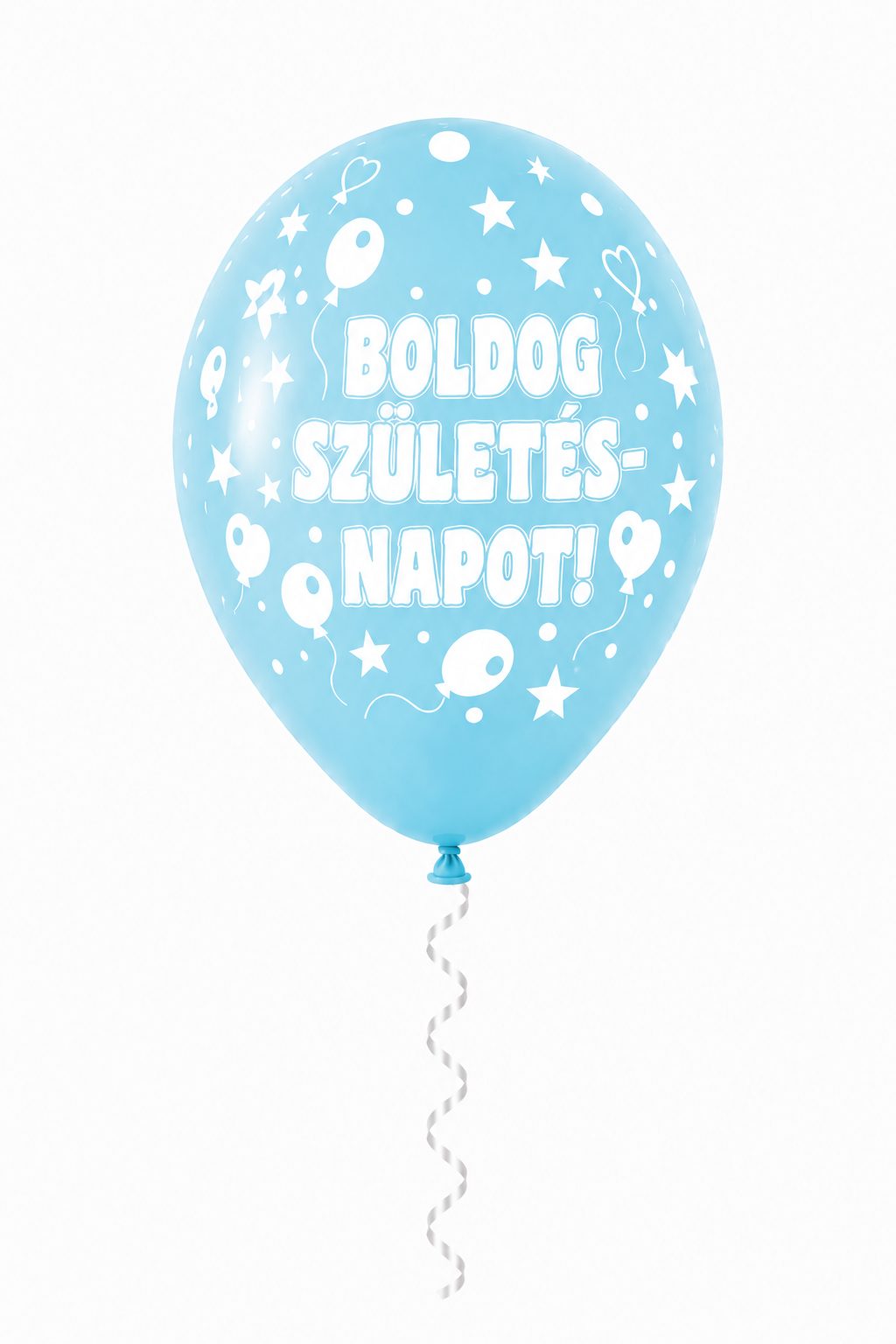 30 cm-es gumi lufi feliratos BOLDOG SZÜLETÉSNAPOT nagy