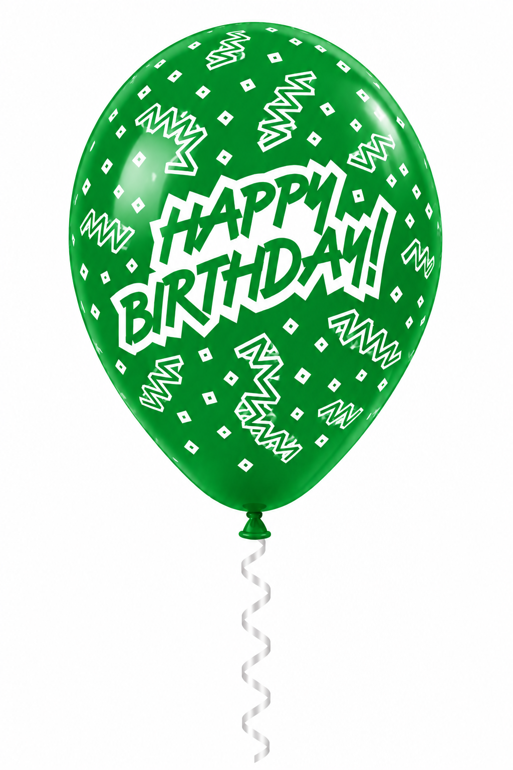 30 cm-es gumi lufi feliratos HAPPY BIRTHDAY cikk-cakk