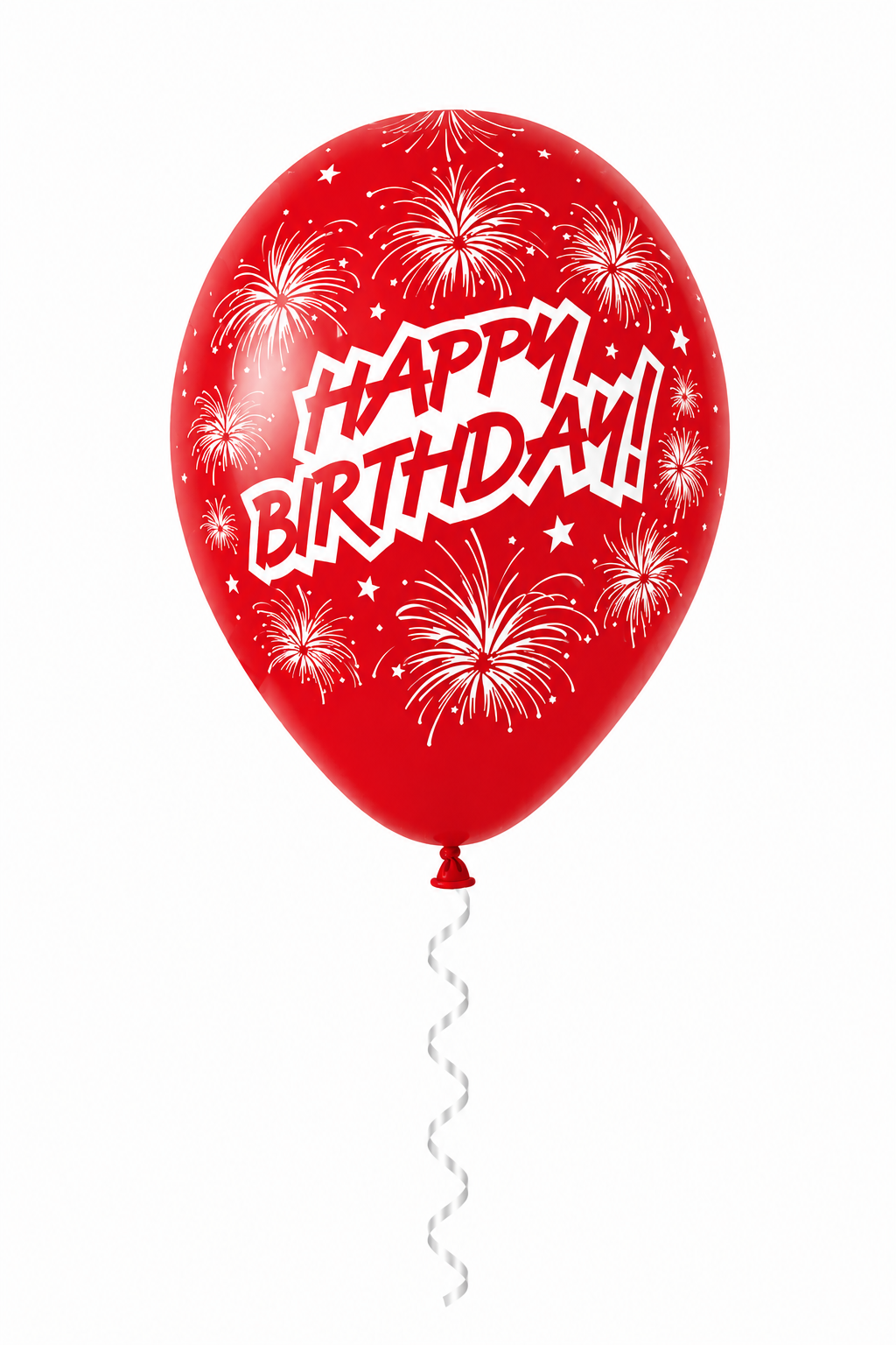 30 cm-es gumi lufi feliratos HAPPY BIRTHDAY tüzijáték