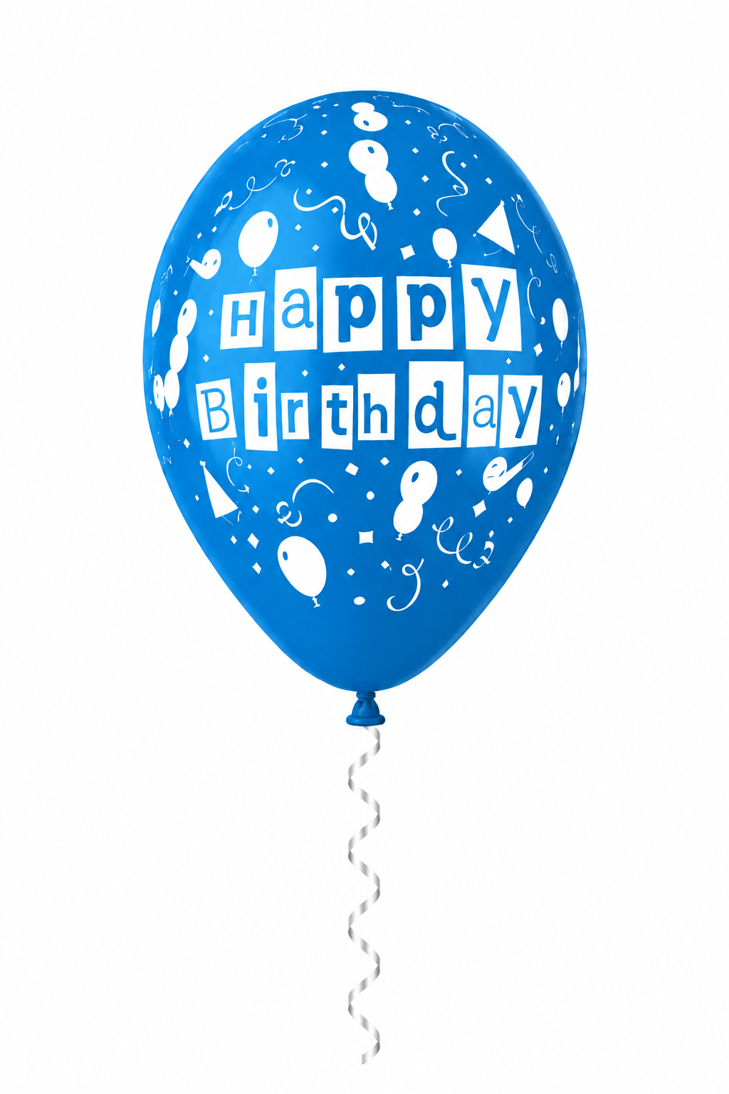 30 cm-es gumi lufi feliratos HAPPY BIRTHDAY vegyes
