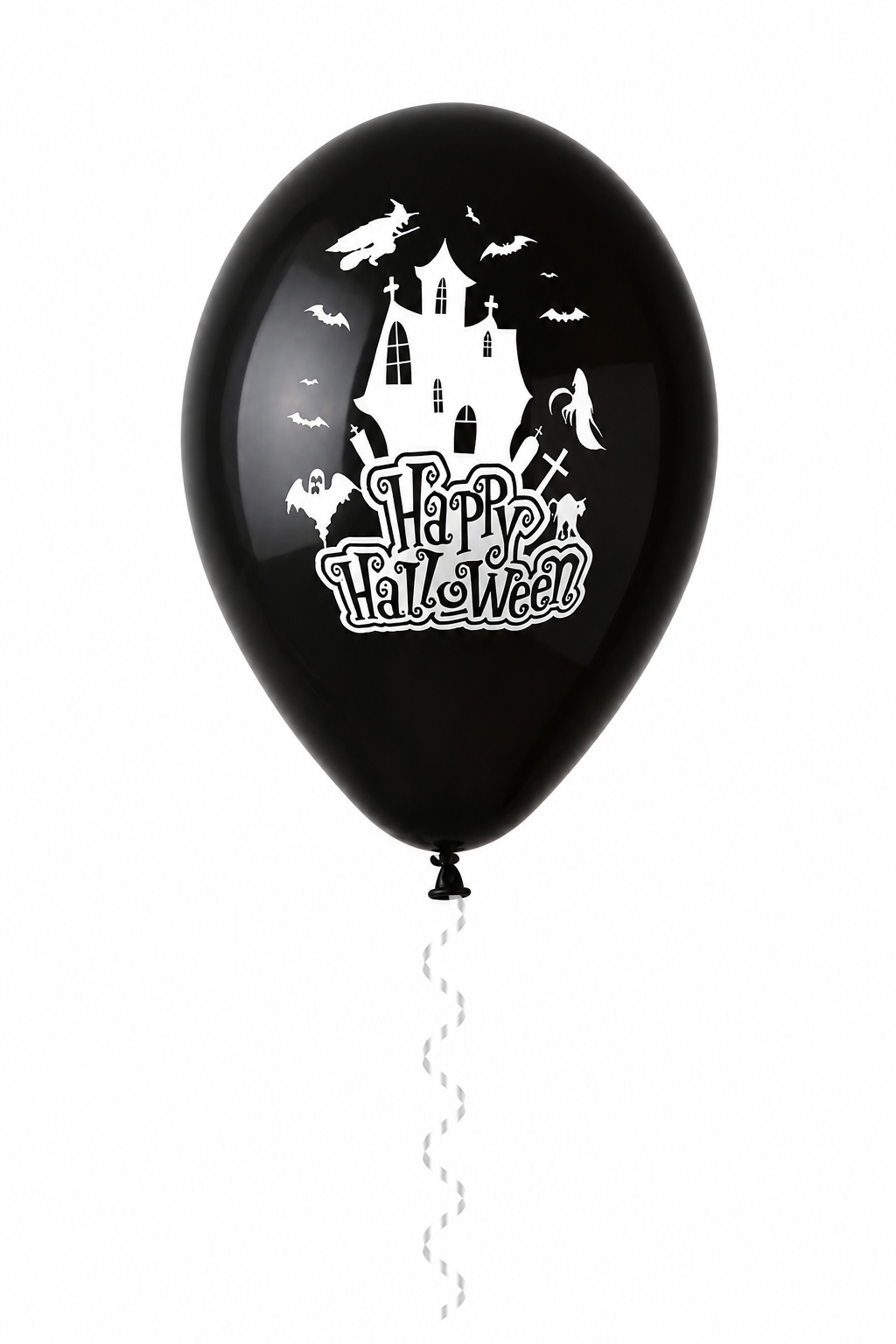 30 cm-es gumi lufi feliratos Happy Halloween kastély