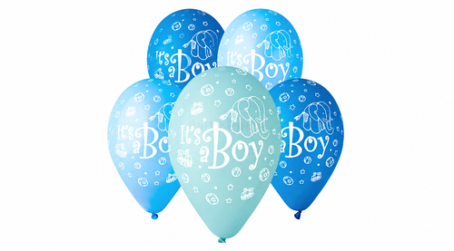30 cm-es gumi lufi feliratos It's a boy
