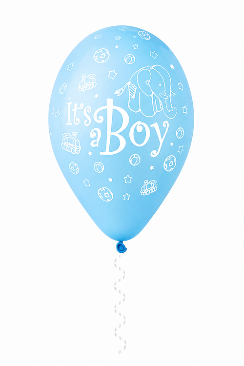 30 cm-es gumi lufi feliratos It's a boy