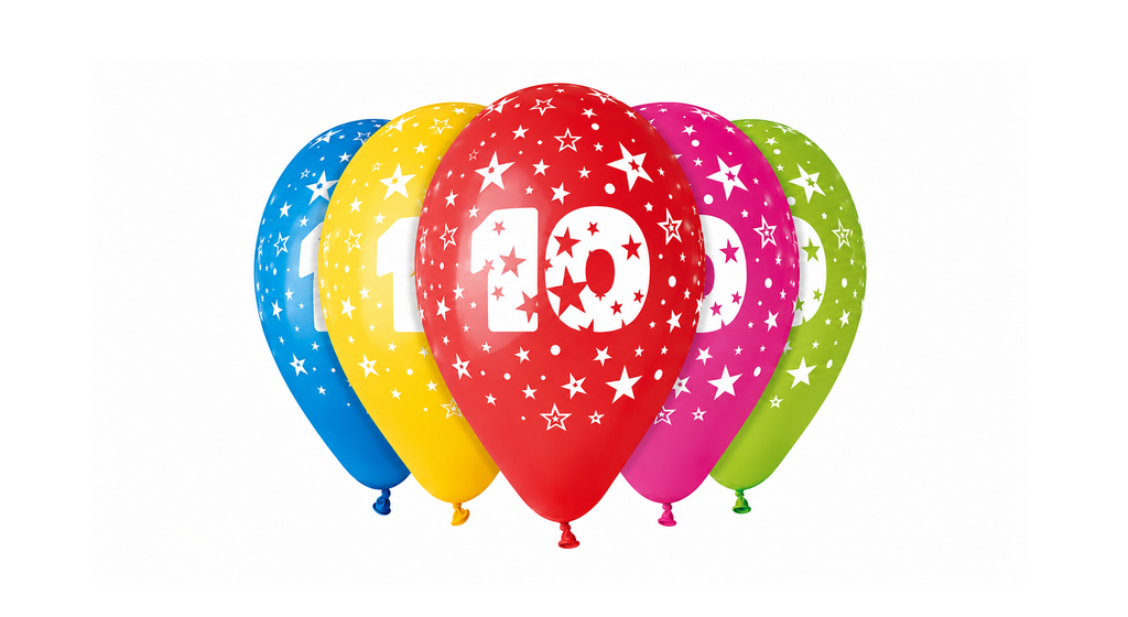 30 cm-es gumi lufi számos 10-es