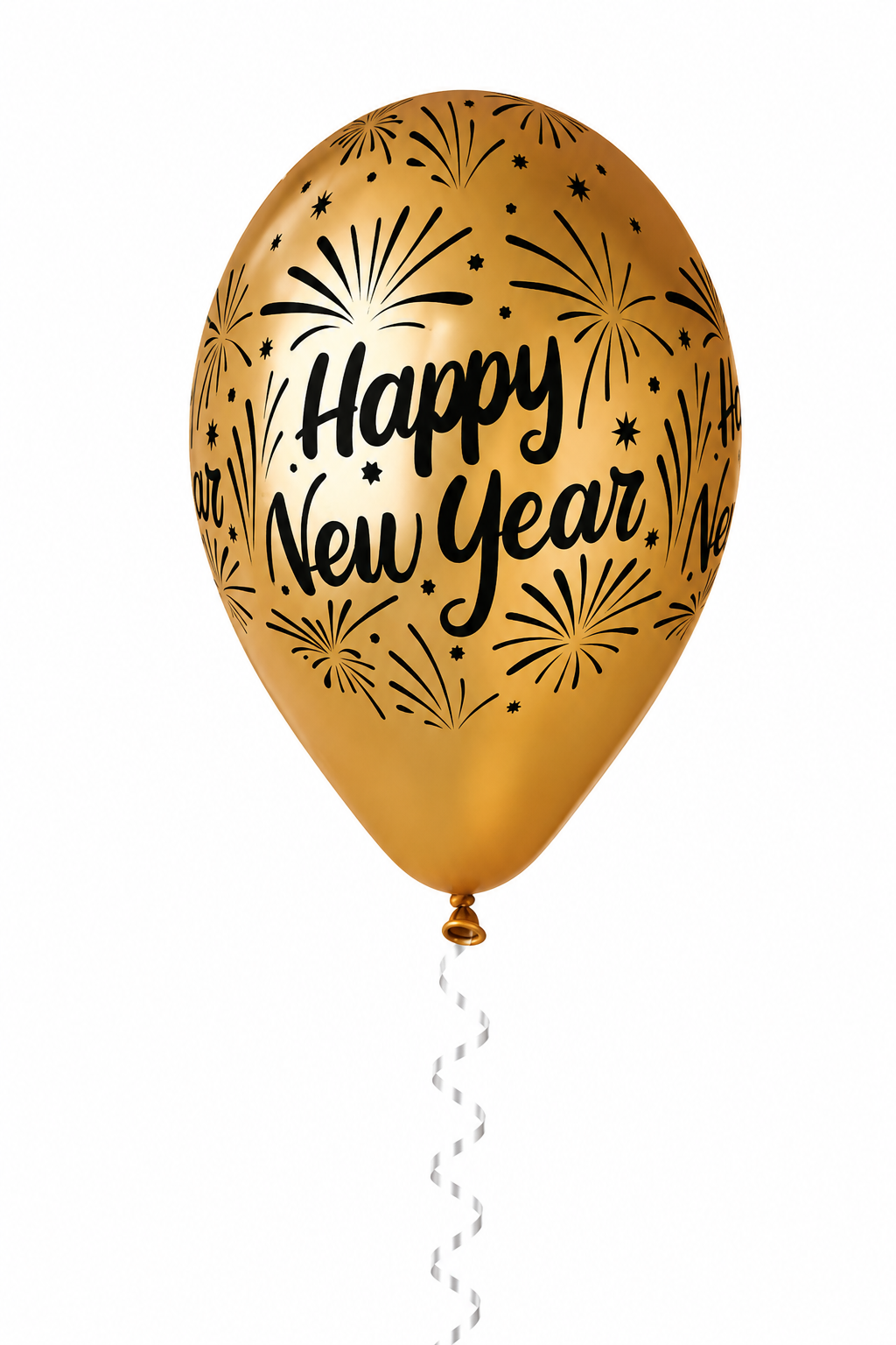 33 cm-es gumi lufi feliratos Happy New Year