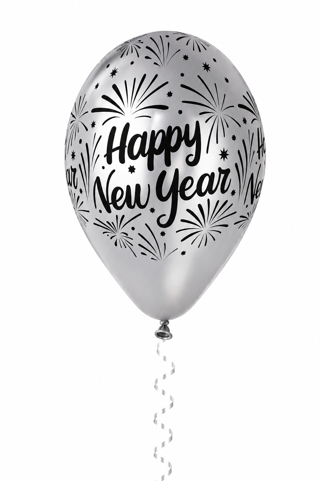 33 cm-es gumi lufi feliratos Happy New Year
