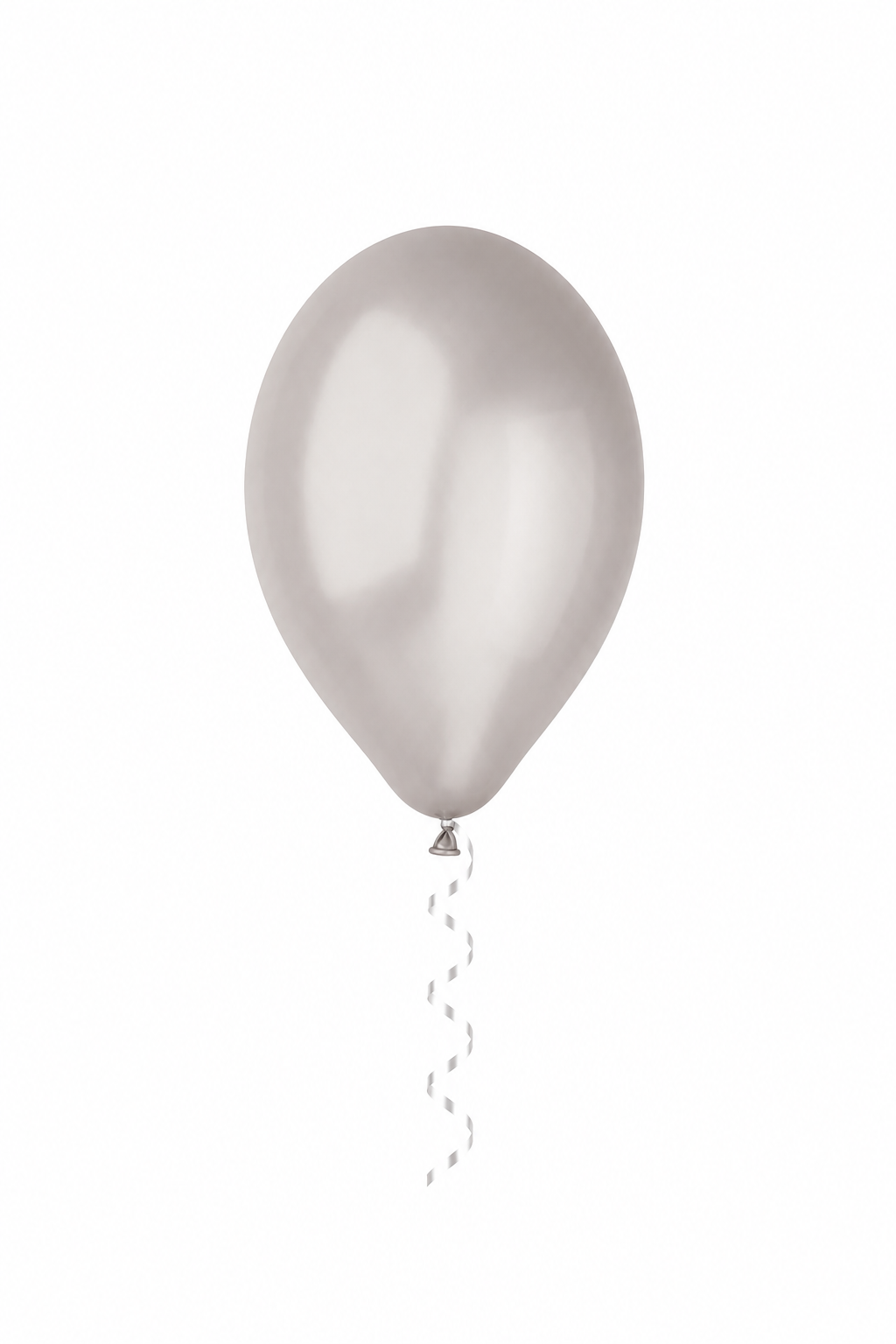 33 cm-es gumi lufi metál ezüst