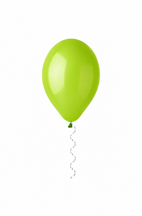 33 cm-es gumi lufi pasztel limezöld