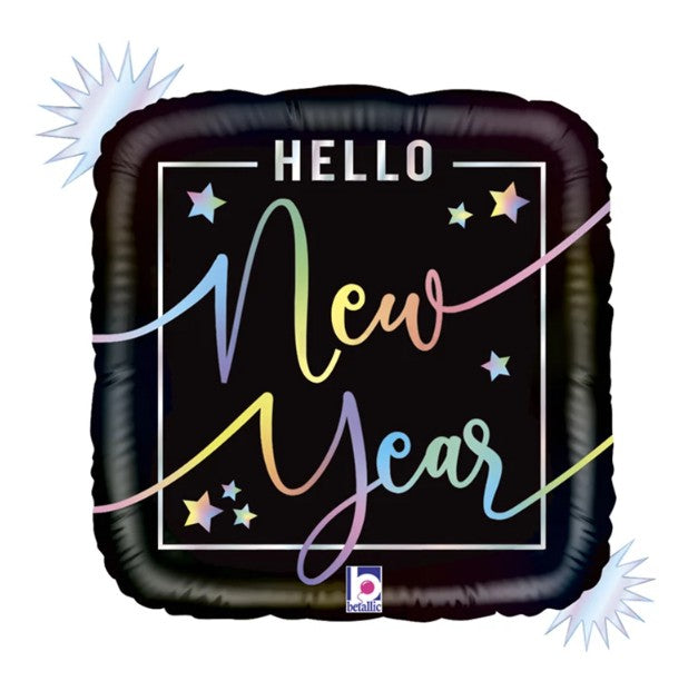 45 cm-es fólia lufi Hello New Year