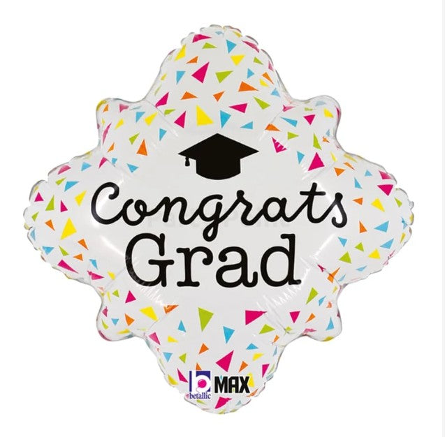 45 cm-es fólia lufi Congrats Grad gyémánt