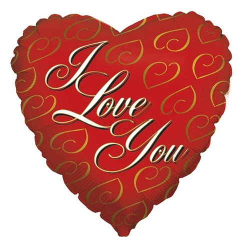 45 cm-es fólia lufi I Love You