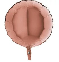 45 cm-es kerek egyszínű fólia lufik
