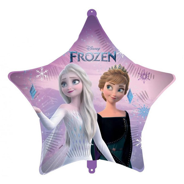45 cm-es fólia lufi Frozen csillag alakú