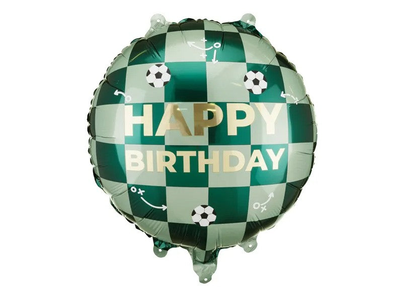 45 cm-es fólia lufi Happy Birthday focilabda