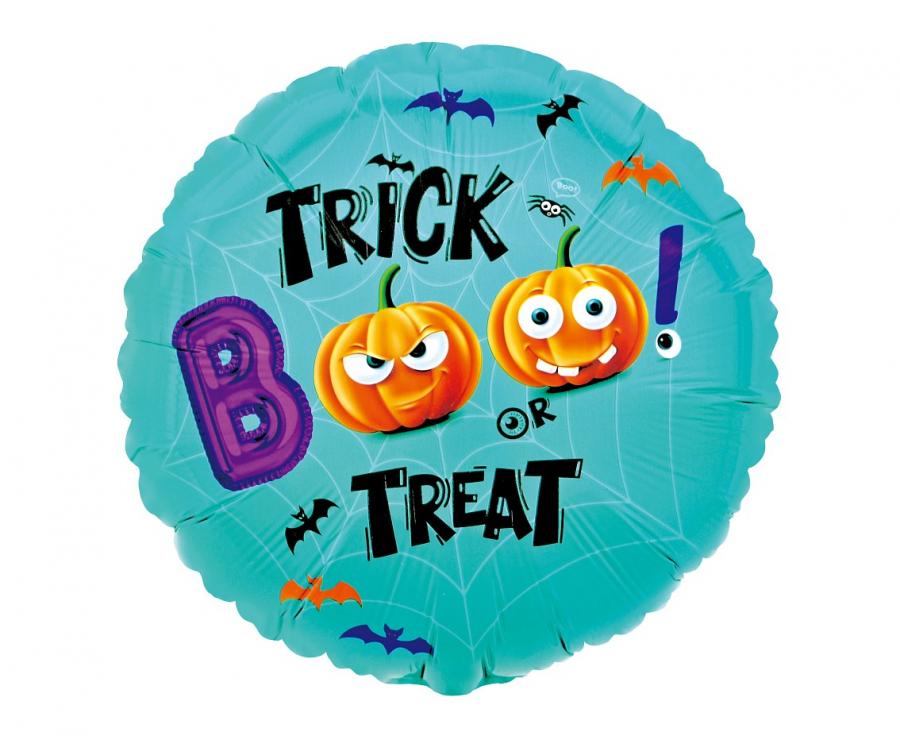 45 cm-es fólia lufi Trick or Treat Boo