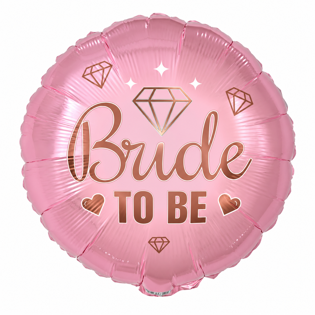 45 cm-es fólia lufi bride to be pink