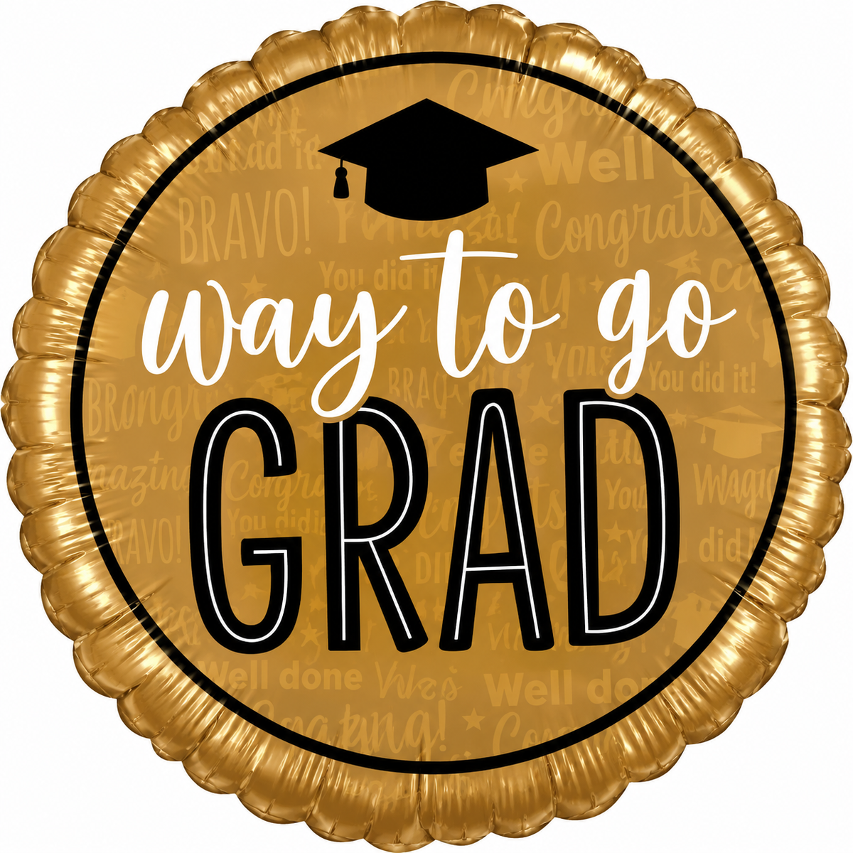 45 cm-es fólia lufi way to go GRAD