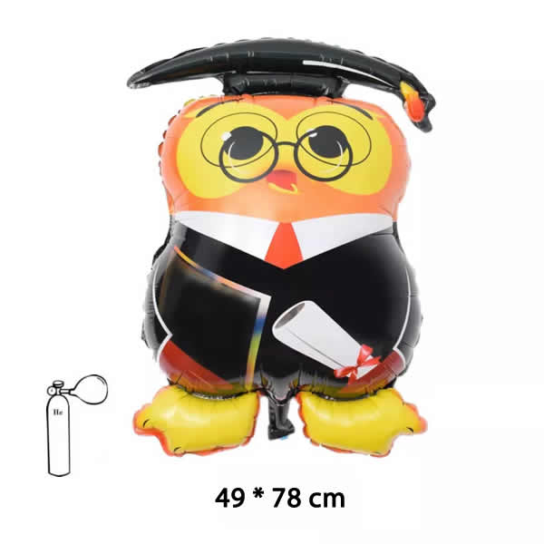 70 cm-es fólia lufi kalapos bagoly