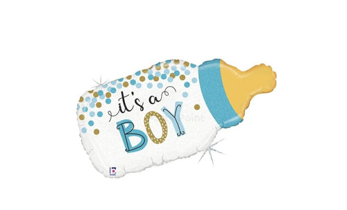 80 cm-es fólia lufi It's a Boy cumisüveg