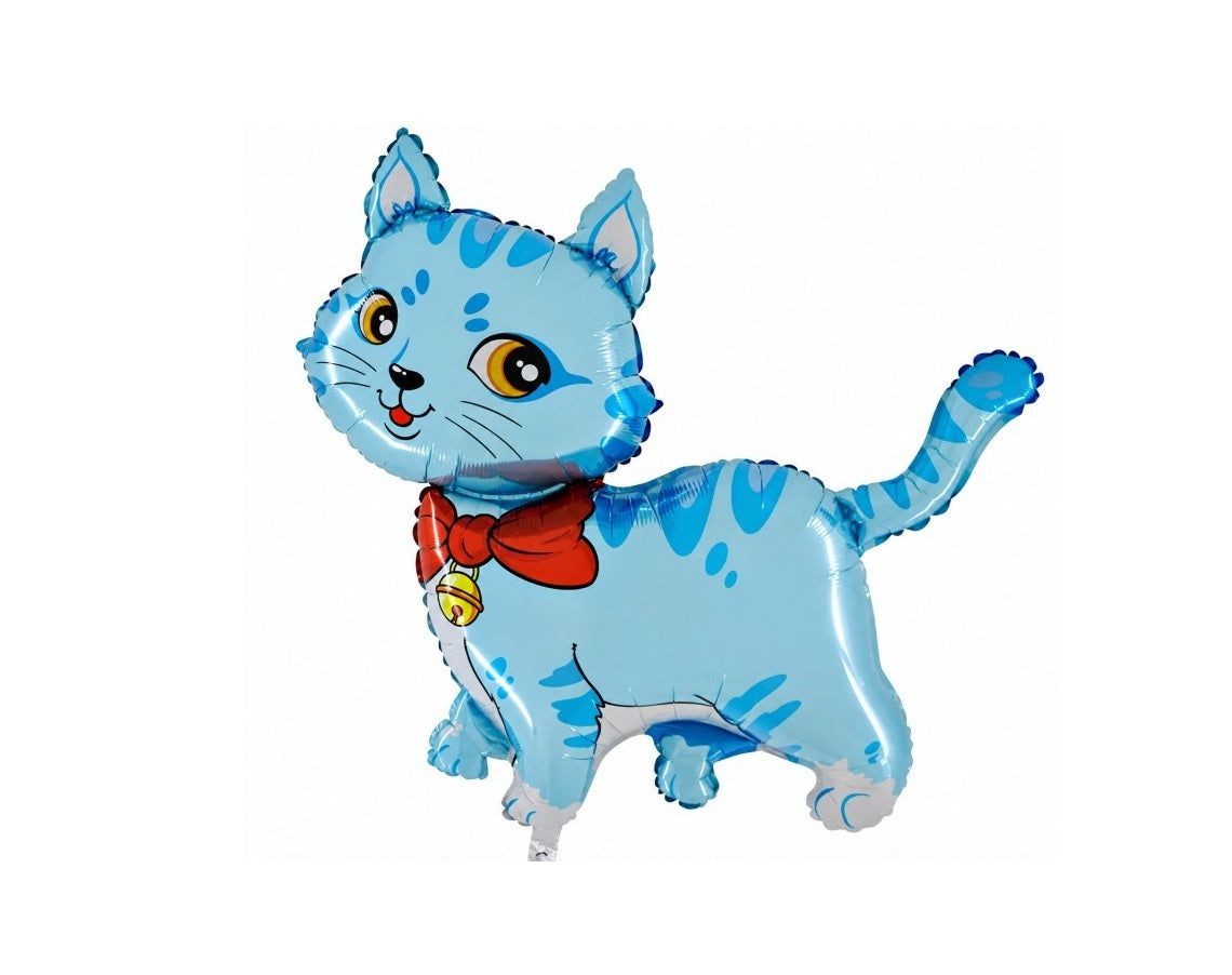 90 cm-es fólia lufi kék cica